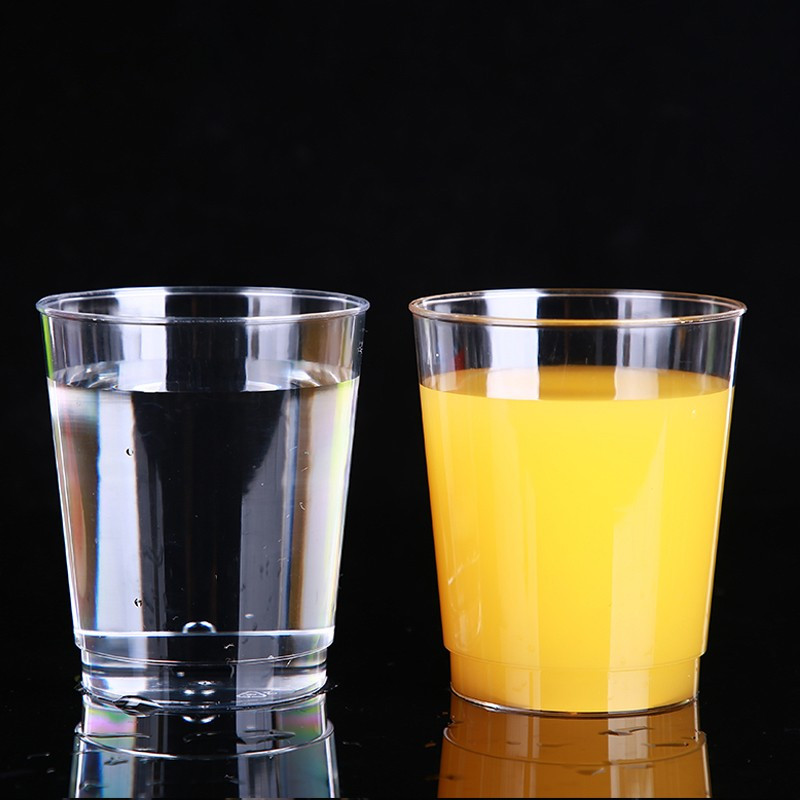 佳胜雅一次性透明硬塑料航空杯250ml(15个/包) 一箱40包