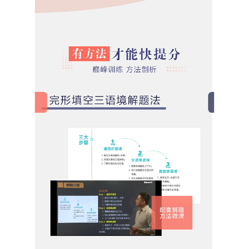 正版新书]完形填空(高考)/巅峰训练马德高9787513133302高清大图