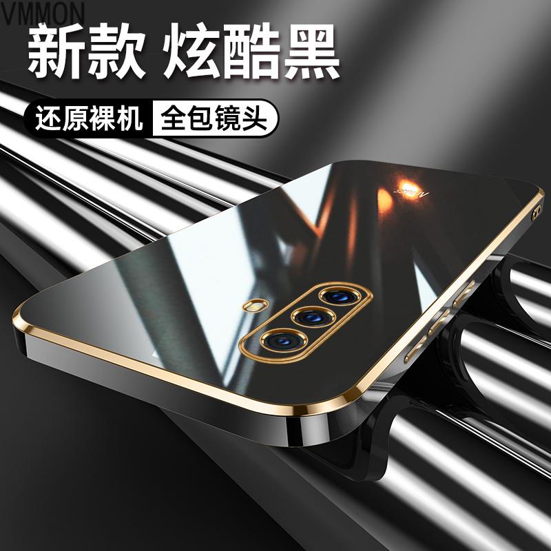 VMONNvivox27手机壳电镀直边镜头全包x30pro保护套超薄简约X27vivox30硅胶防摔软壳x9网红x9高清大图