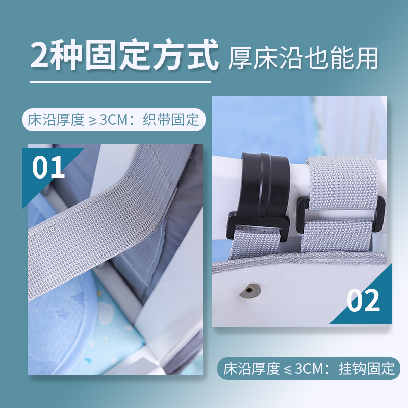 婴儿床挂袋床头收纳袋多功能尿布收纳床边置物袋尿片袋储物整理架收纳袋 三维工匠高清大图