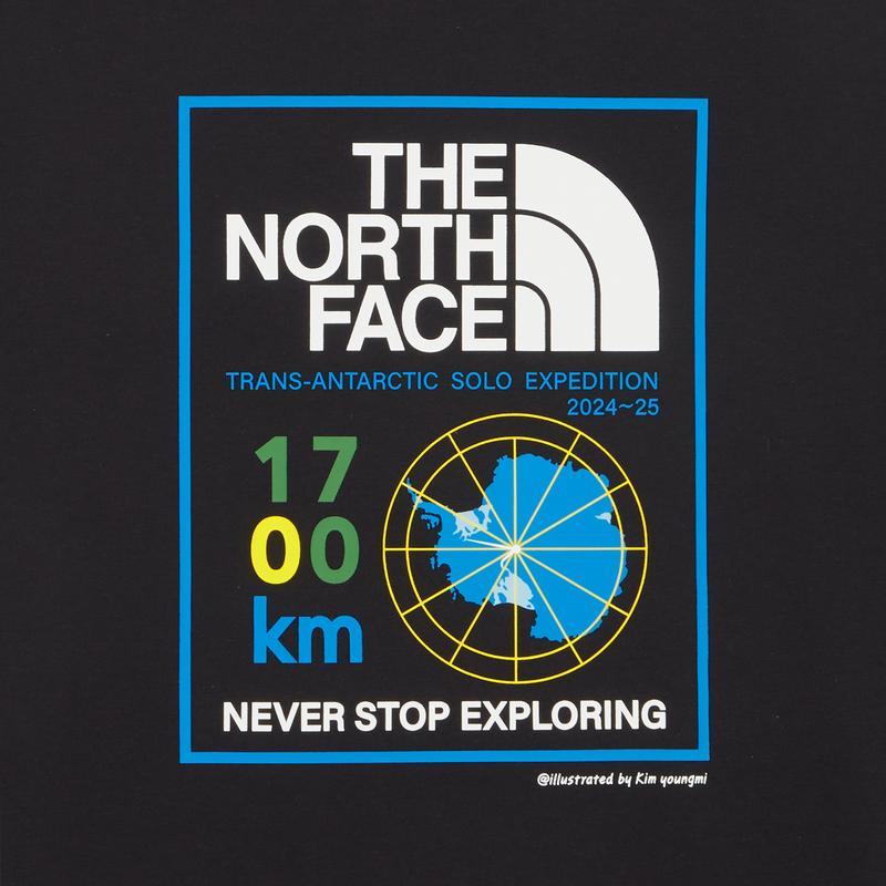 THE NORTH FACE南极探险短袖跑步透气运动T恤