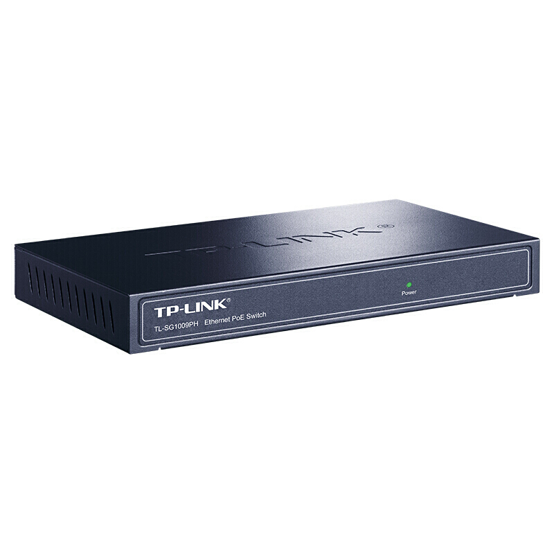 TP-LINK PoE交换机 TL-SG1009PH 9口千兆8口POE非网管 桌面式