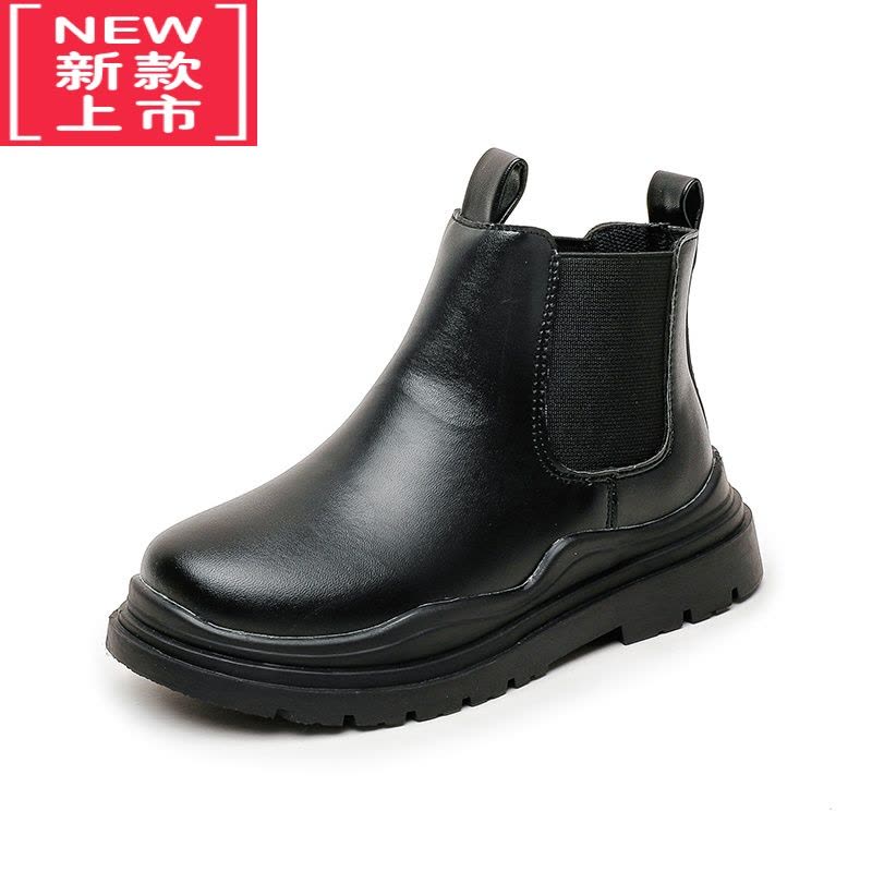 可莉允春秋童鞋儿童马丁靴女童靴子 宝宝单靴雪地靴 男童短靴皮靴英伦风图片