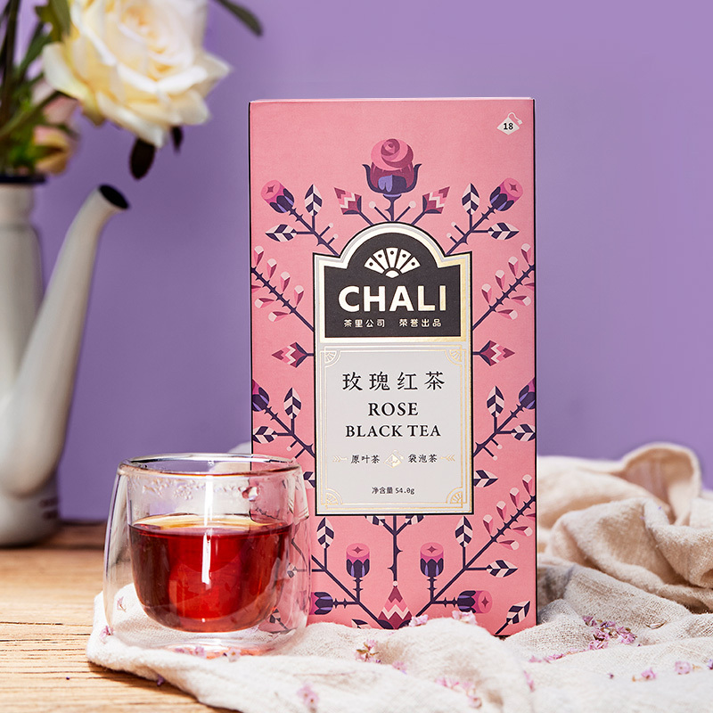 ChaLi 茶里 玫瑰红茶袋泡茶 盒装54g