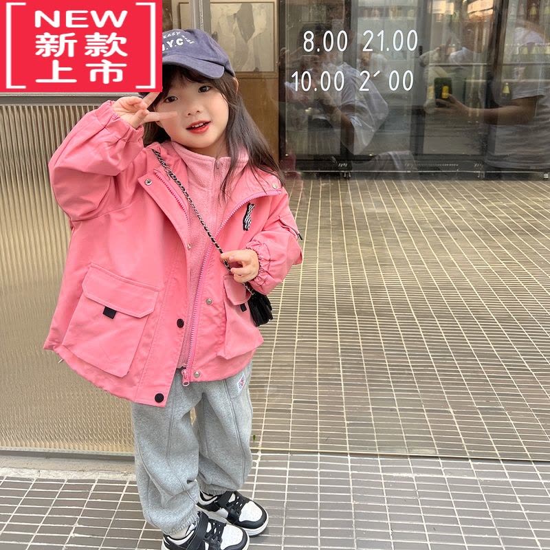 可莉允女童加绒休闲裤2022冬季新款儿童时髦保暖长裤潮宝宝洋气裤子保暖裤图片