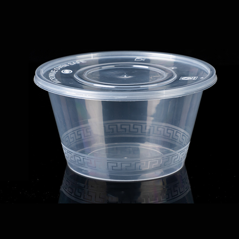 江小果一次性圆形餐盒500ml JXG-CH 450个/箱高清大图