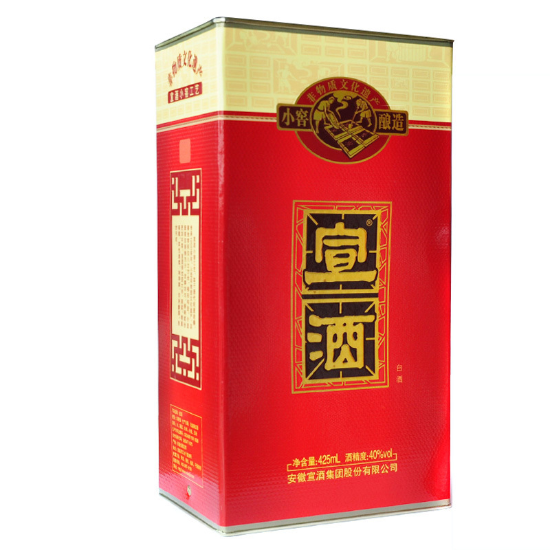 宣酒 宣酒 40度 425ml*4瓶 箱装 浓香型 白酒