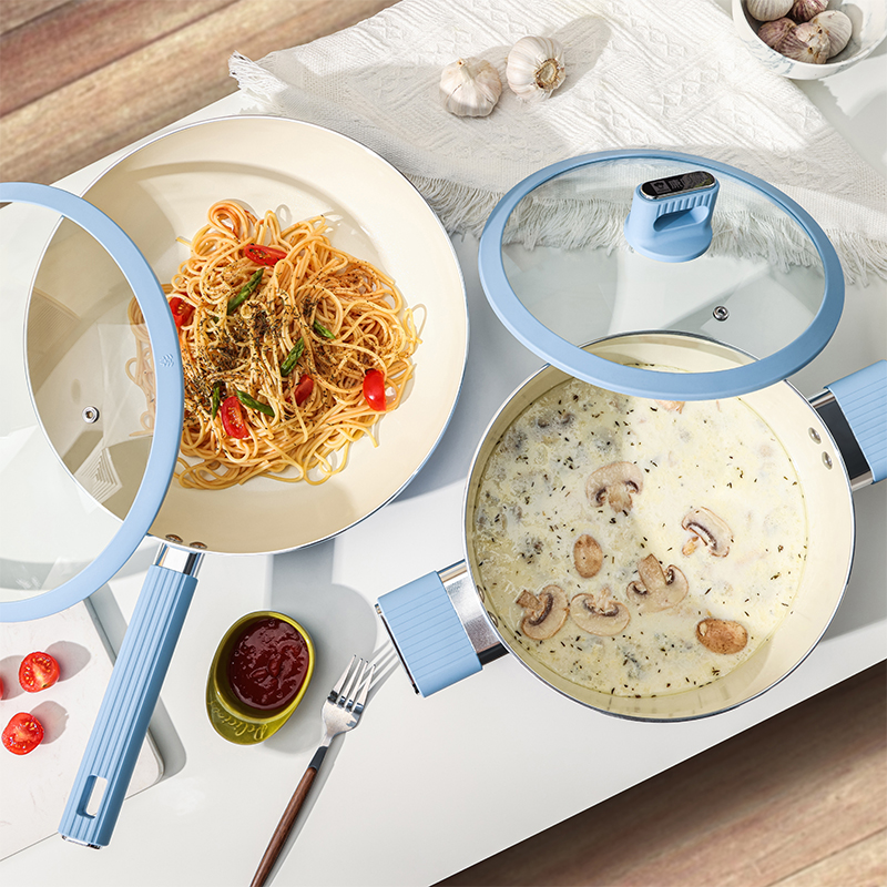 康巴赫(KBH) 溢彩不粘炒锅两件套 LPB-CT02A