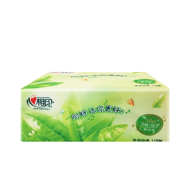 嘉创优品 心相印抽纸 茶语加香3层110抽30包卫生纸巾整箱家用 餐纸巾