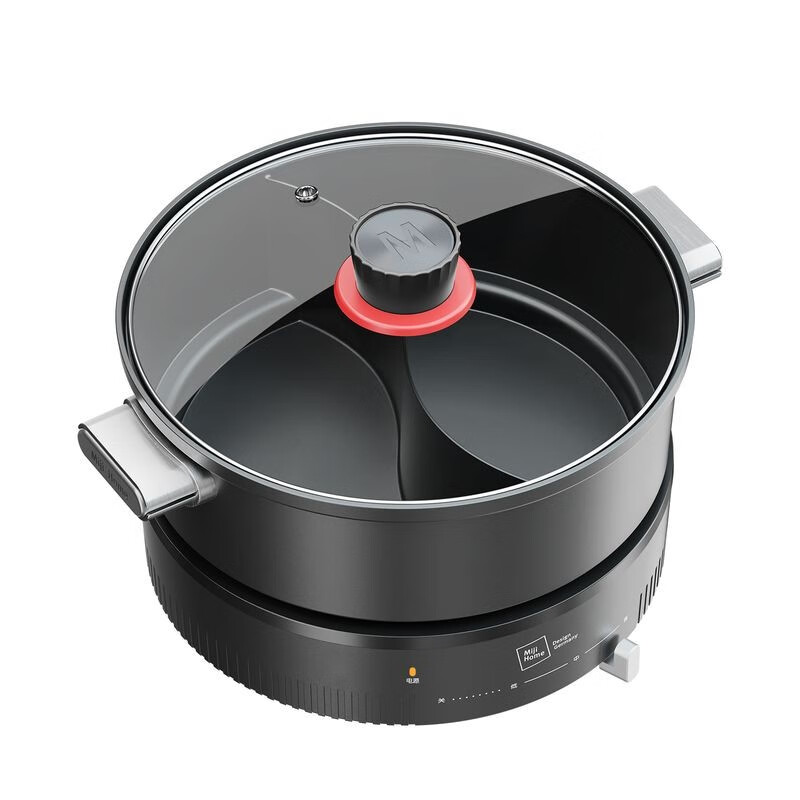 米技生活(Miji Home)多功能锅鸳鸯电火锅一锅多用 EMP-L4501 4.5L MIJI HOME高清大图