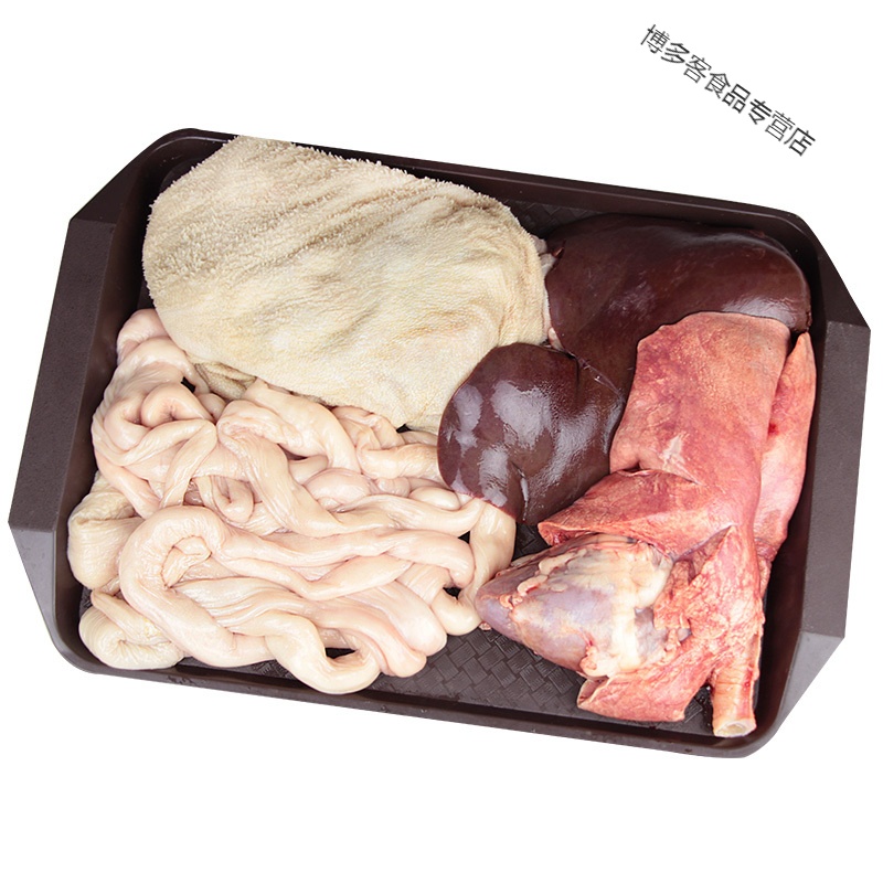羊杂汤生羊杂5斤新鲜羊杂碎羊下水羊心羊肝肺羊肚羊肠整套 5斤高清大图