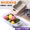 厨房水槽置物架水池蔬菜水果可伸缩沥水篮小麦秸秆收纳篮放碗筷子|北欧混色 升级加厚款可伸缩【2个装】