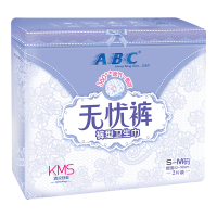 ABC无忧裤型卫生巾夜安裤 S-M码 2片安心裤(含KMS健康配方)