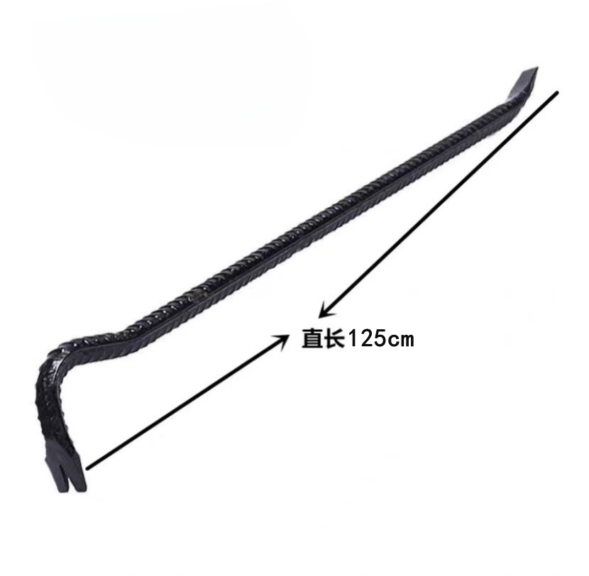 亭松 螺纹钢撬杠撬棍起钉器 粗20mm 长125cm 单位:个高清大图