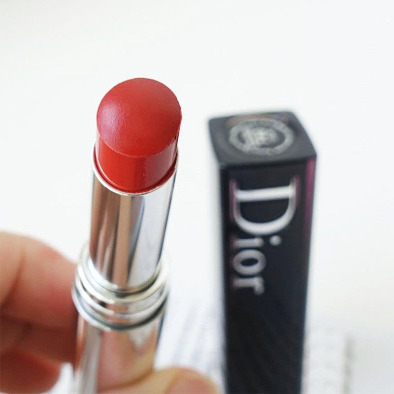 Dior迪奥口红740烂番茄色/南瓜色黑管瘾诱超模漆光唇膏3.5g 女士