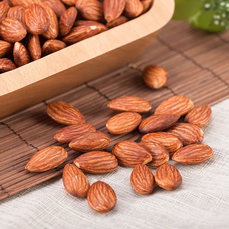 如水坚果炒货零食休闲食品 原味扁桃仁320g图片