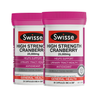 2件装|Swisse 高强度蔓越莓胶囊25000mg 30粒