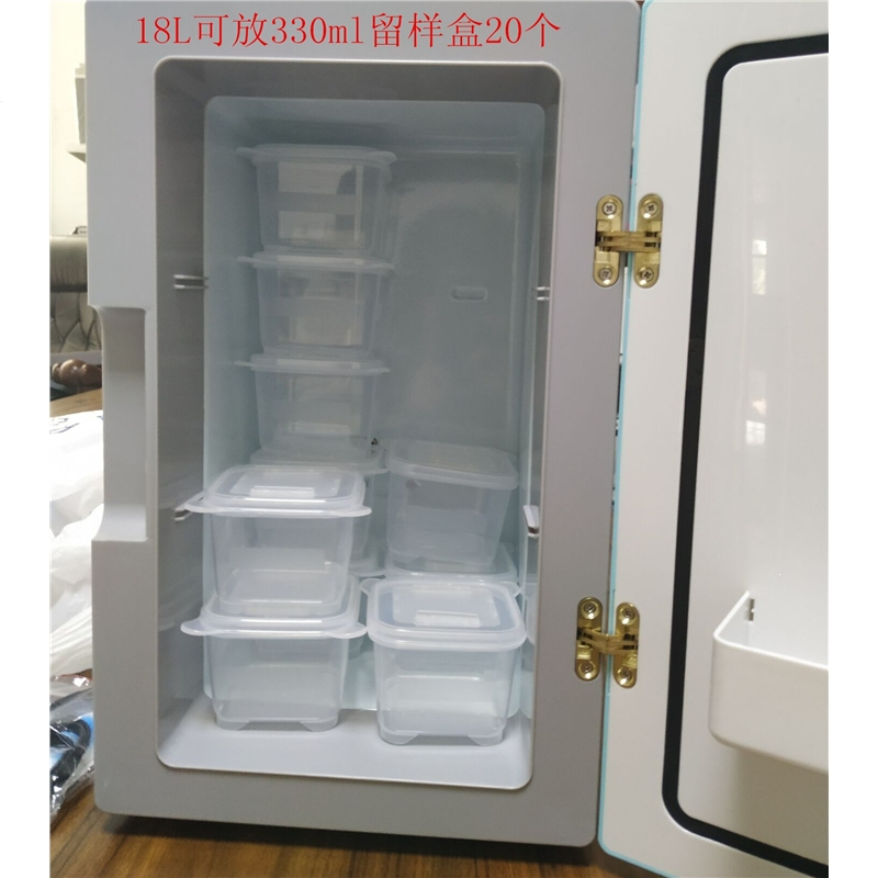 食品留样柜带锁幼儿园留样柜妖怪小型透明柜冷藏展示柜