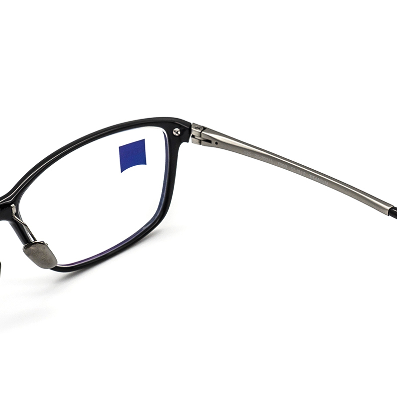 蔡司（ZEISS）光学近视眼镜架 男女款钛板材商务休闲眼镜框全框ZS-70011 55mm