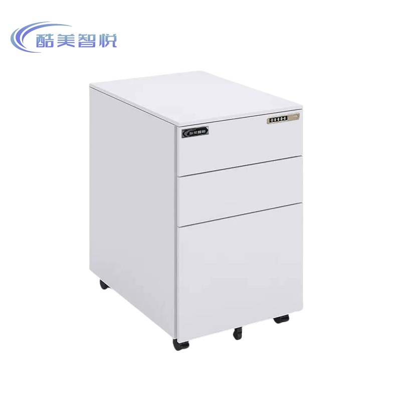 酷美智悦 办公桌下活动柜三抽密码锁390*500*600mm KM-JZ509 个高清大图
