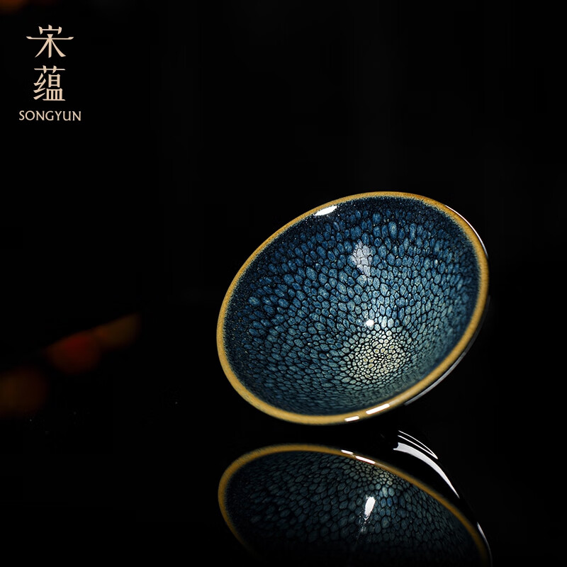 宋蕴 宋盏四杯竹盒款 SY052501高清大图