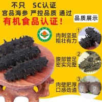 宫品 4A淡干海参刺参干货250克30-40只中等偏大国产海鲜礼盒装 海鲜水产