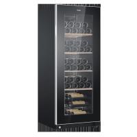 海尔(Haier) JC-220(BD) 220升 恒温红酒柜 葡萄酒储藏立式冰柜 家用冷柜冰吧 饮料冷藏展示柜 侧开门