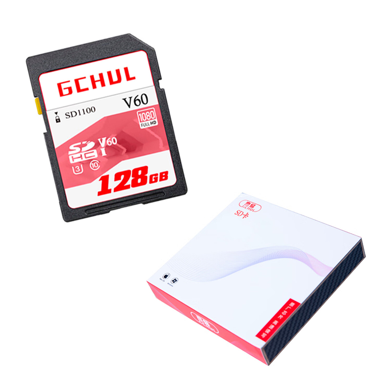 杰储(GCHUL) SD1100 128G SD卡 SD存储卡 (单位:个) 灰色高清大图