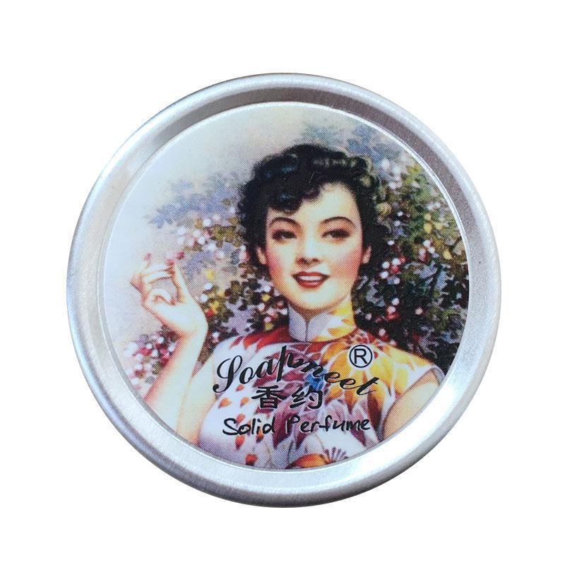 香约香膏上海女人持久清新淡女士香水上海风情固体香水香体膏 豆蔻年华(拍2发3送的备注) 其他/other图片