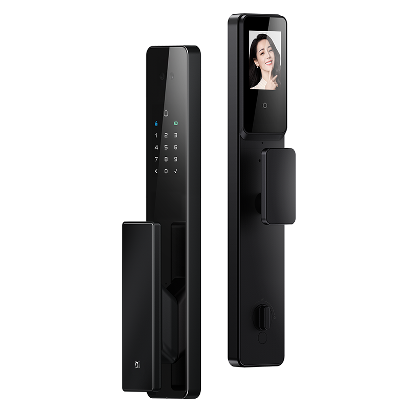 德施曼智能门锁3D人脸识别猫眼大屏密码指纹小嘀Q2FV