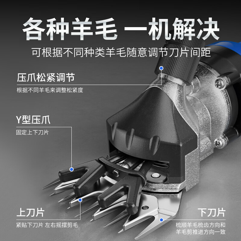 CIAA德国电动羊毛剪大功率电动羊毛推子专业宠物剪狗狗剃毛器高清大图
