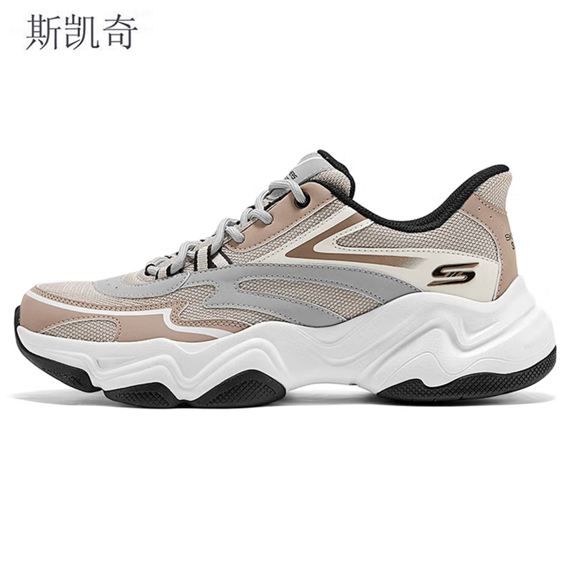 斯凯奇男款休闲运动鞋118332/NTGY-6.5双高清大图