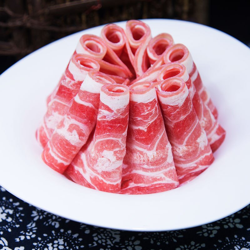 新西兰羊排肉片 150g 羊肉卷微调理 /羊肉片 火锅食材
