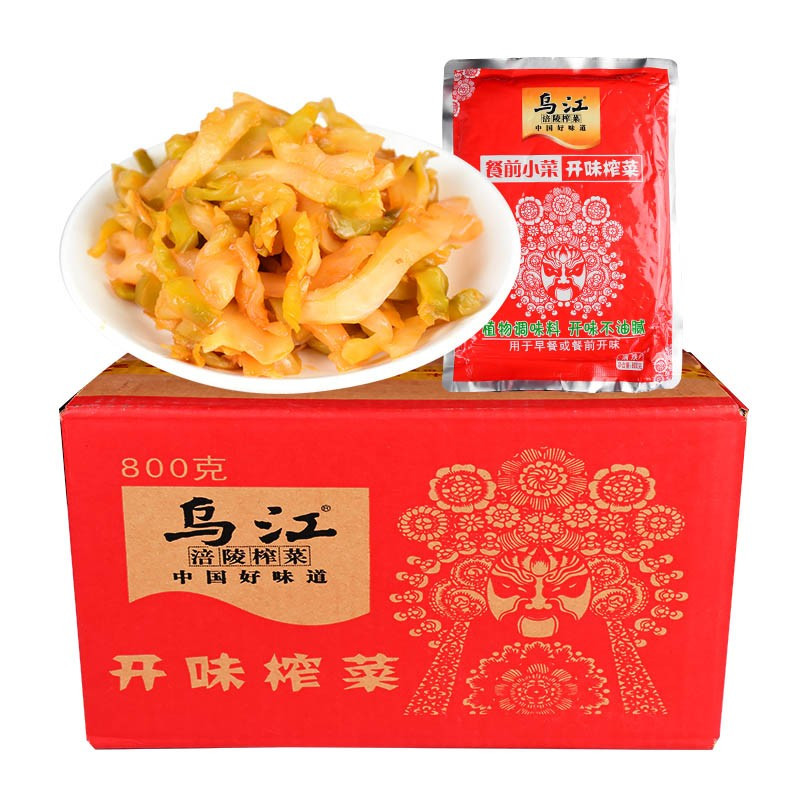 乌江 餐前小菜开味榨菜丝800g