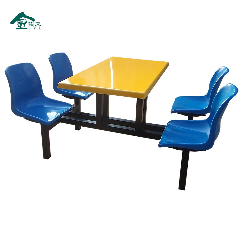 金佑莱连体餐桌椅JYL-CZY-25031801 套高清大图