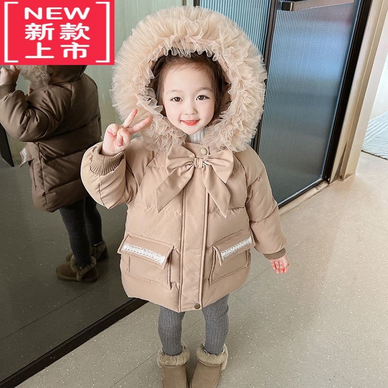 可莉允女童棉衣2022新款秋冬一岁宝宝冬装棉服洋气时髦儿童冬季棉袄外套图片