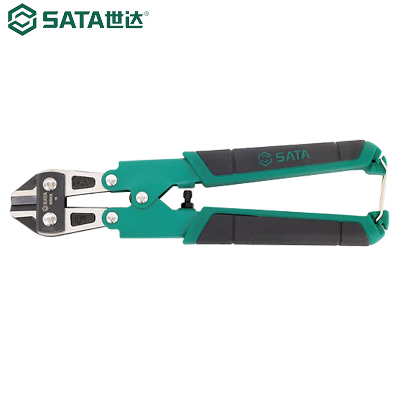 世达(SATA)棘轮式电缆剪铁丝钢丝剪刀钳钢筋剪断钳 93501A断线钳8"