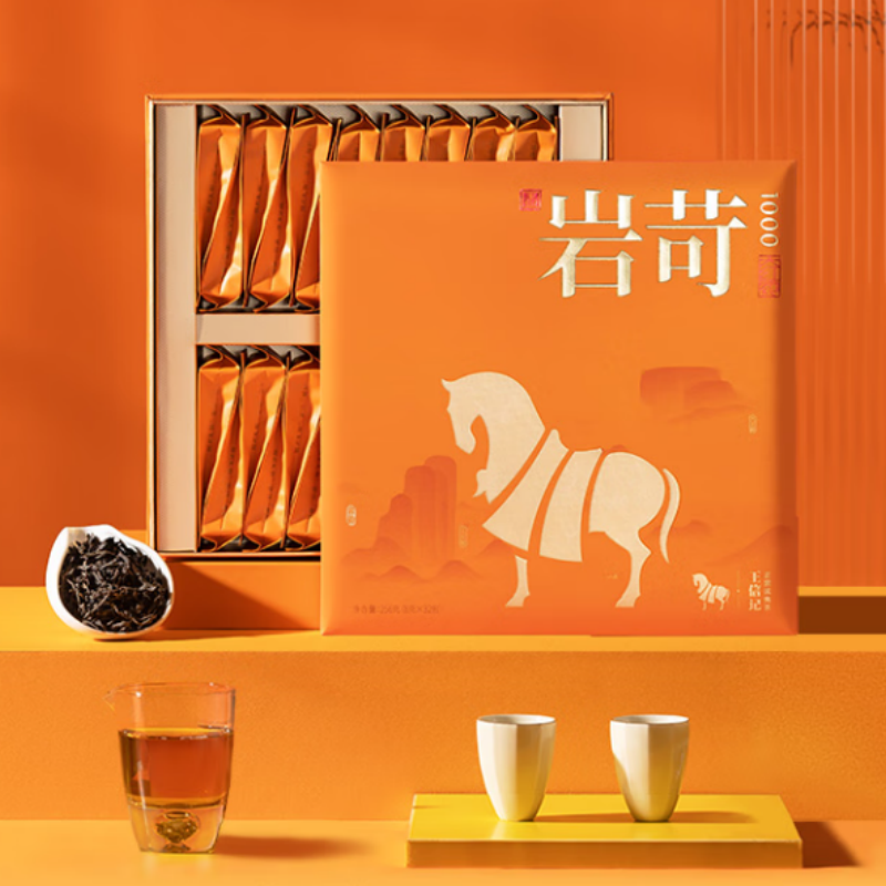 八马茶业乌龙茶 岩苛 武夷岩茶大红袍256g