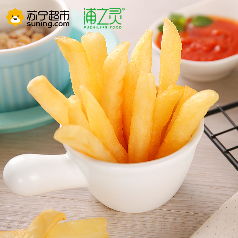 浦之灵 冷冻蔬菜 原味牛排冷冻薯条 400g/袋 粗薯条