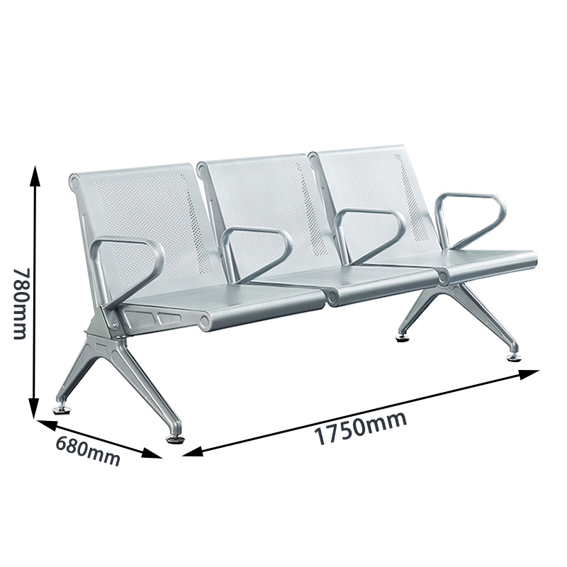 景福达长条椅三人位+扶手张高清大图