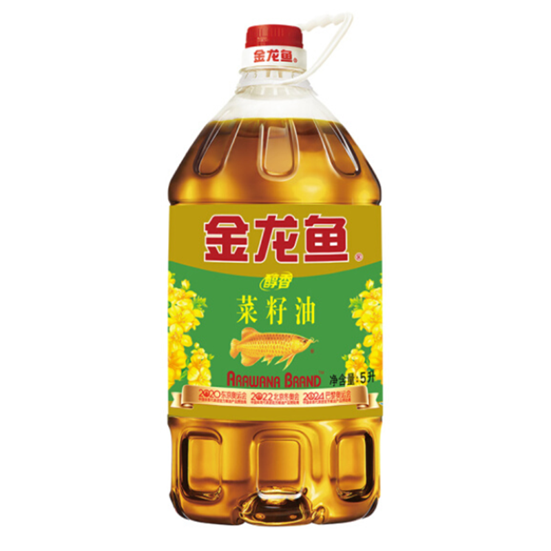 金龙鱼 菜籽油食用油 醇香(纯香)5L/桶