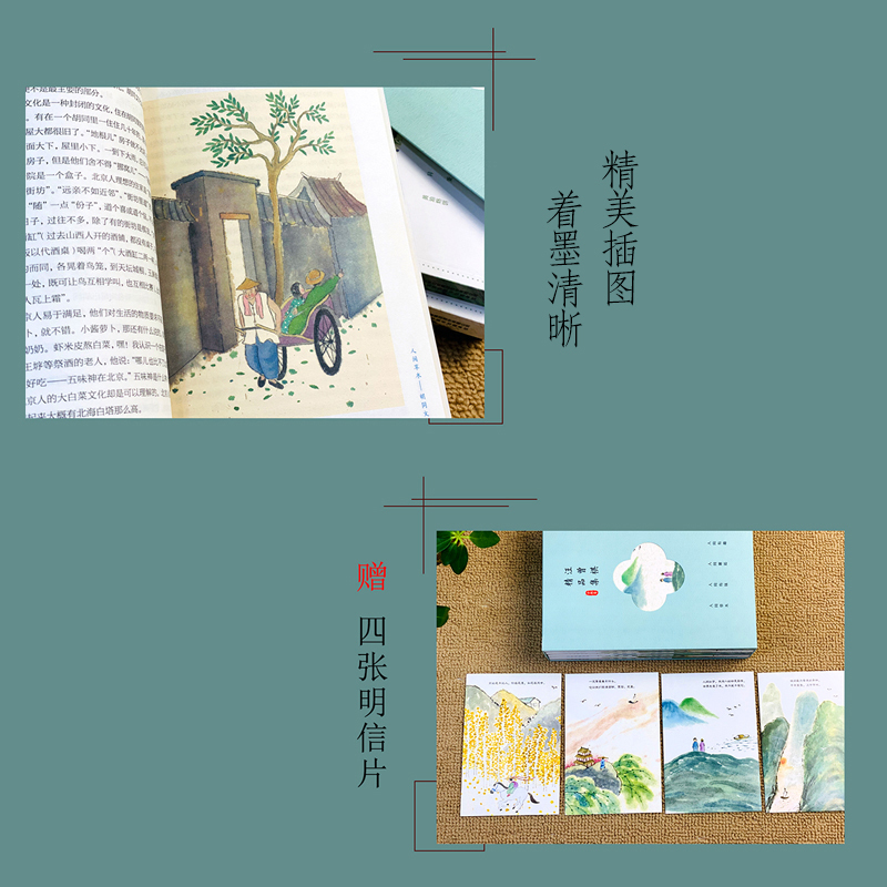 [正版]全4册精装 汪曾祺全集 人间草木+人间有味+人间邂逅+人生有趣作品集名家精选散文集现当代随笔经典文学小说生活智慧