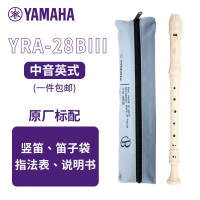雅马哈（YAMAHA）YRA-28BIII 竖笛8孔英式中音学生专业中音F调直笛日本产
