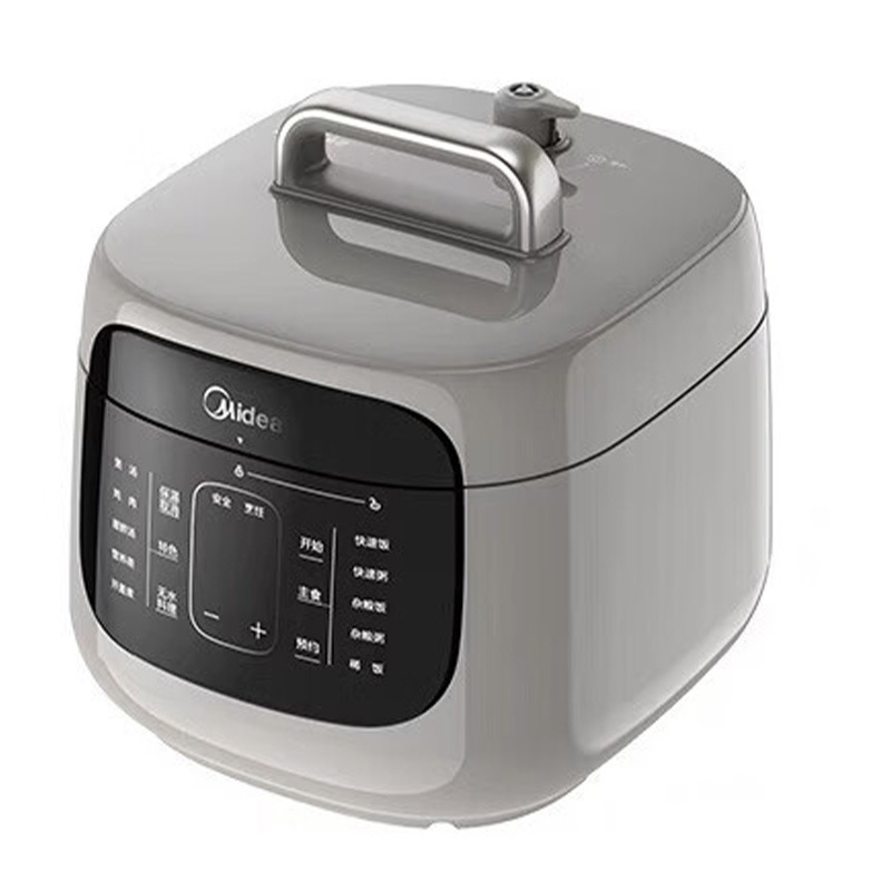 美的电压力锅5L灰色MY-C5330G精钢厚釜防刮耐用