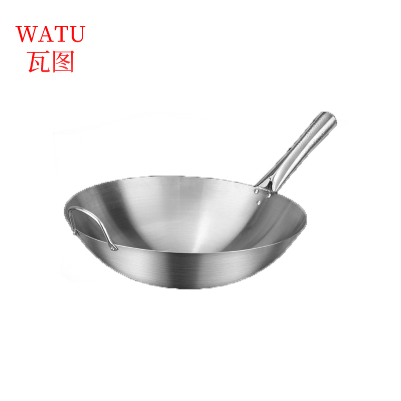 瓦图 单柄钢炒锅 32cm 个高清大图