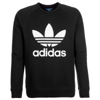 Adidas 阿迪达斯卫衣男 2018新款经典连帽运动休闲套头衫 AY7791