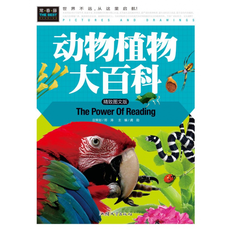 [醉染正版]常春藤-动物植物大百科 (精致图文版)精装彩图 儿童课外阅读书科普书儿童百科书 青少年科普读物 科普高清大图
