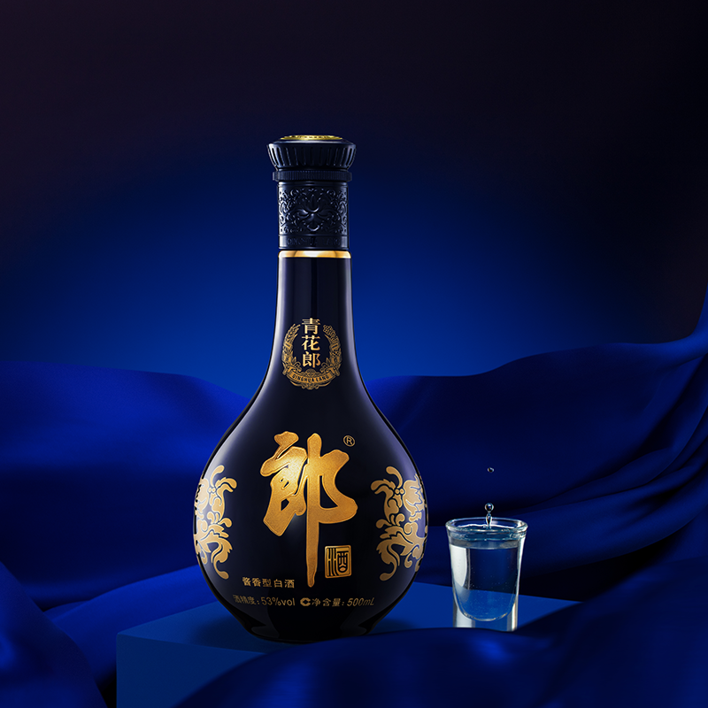 郎酒 53度红花郎十五500ml*1单瓶 53度青花郎500ml*1单瓶