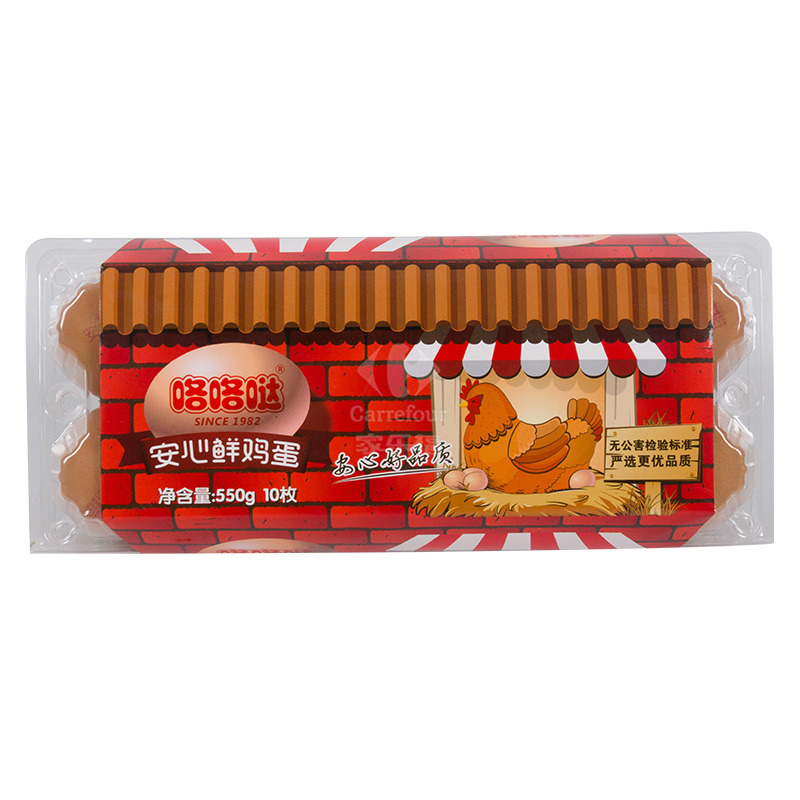 咯咯哒安心鲜鸡蛋10枚