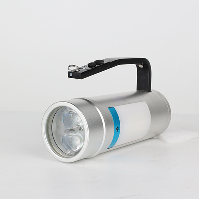萨威帝尔SWTZ7106 聚光2*12W 泛光6W IP68 额定电压:22.2V 强光5h 工作光10h 白光6000K LED便携式强光探照灯(计价单位:盏)银色